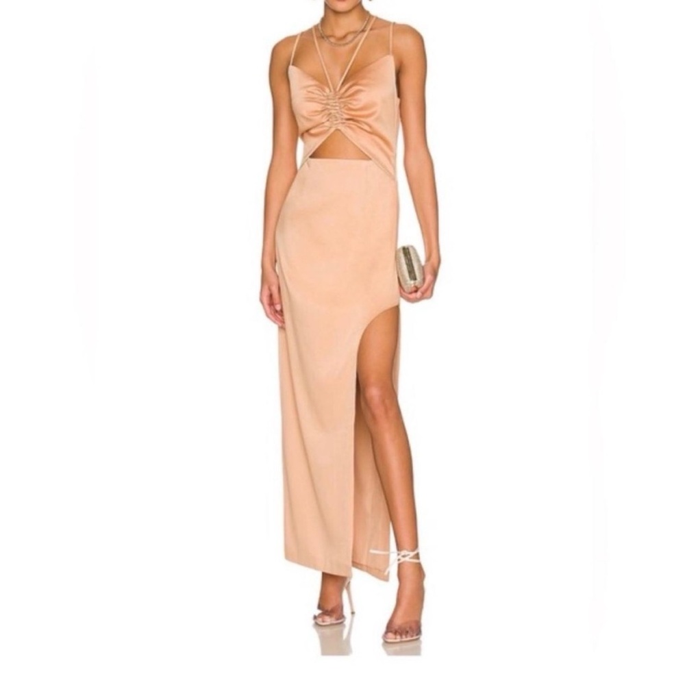 Elliatt X Revolve Priscilla dress in latte
